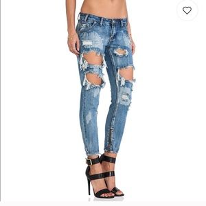 One Teaspoon Trashed Freebirds